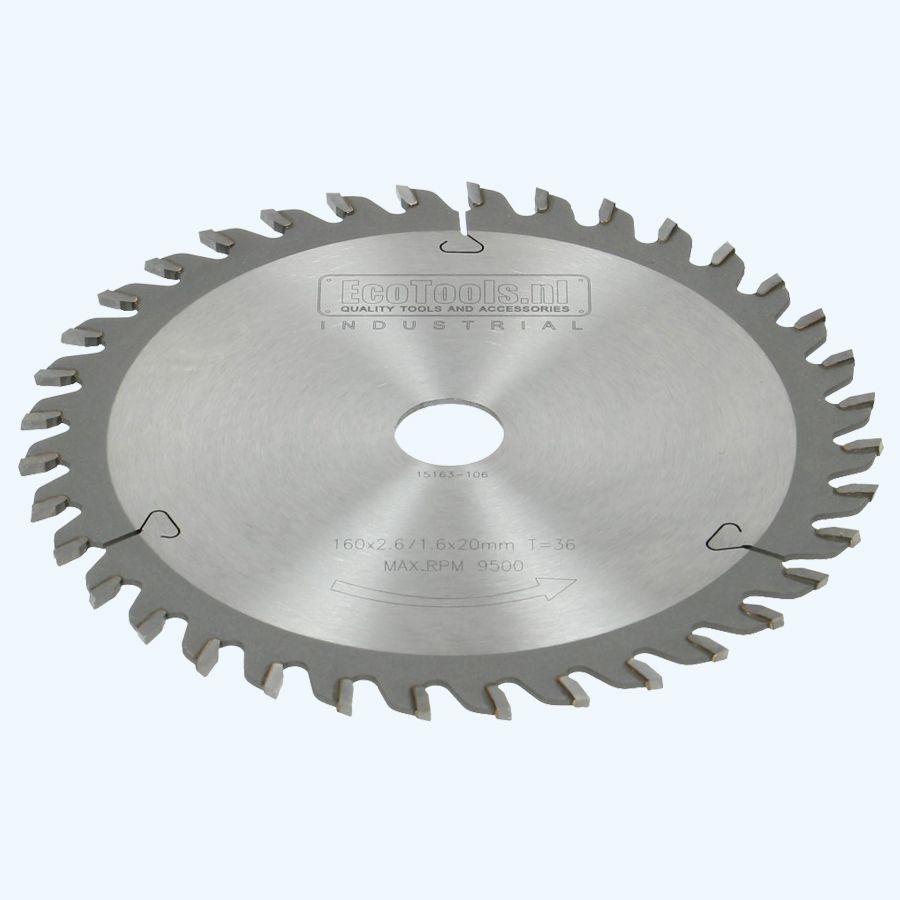 HM-zaagblad Industrial 160 x 20 mm T=36