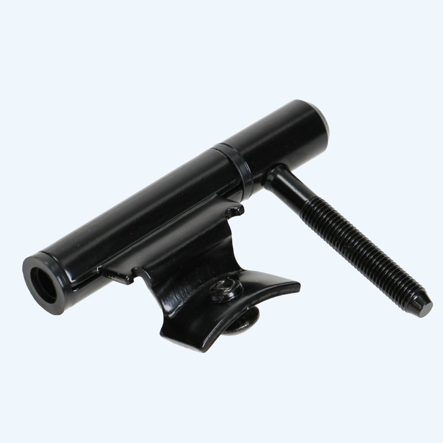 Dulimex inboorpaumelle, stalen metselkozijn, 14 mm zwart