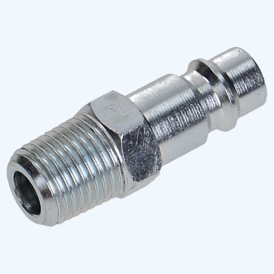Euro insteeknippel met 1/4" uitwendig draad