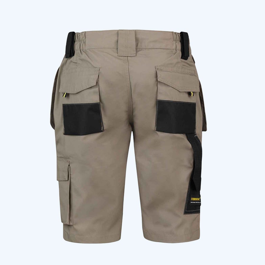 Job short werkbroek khaki