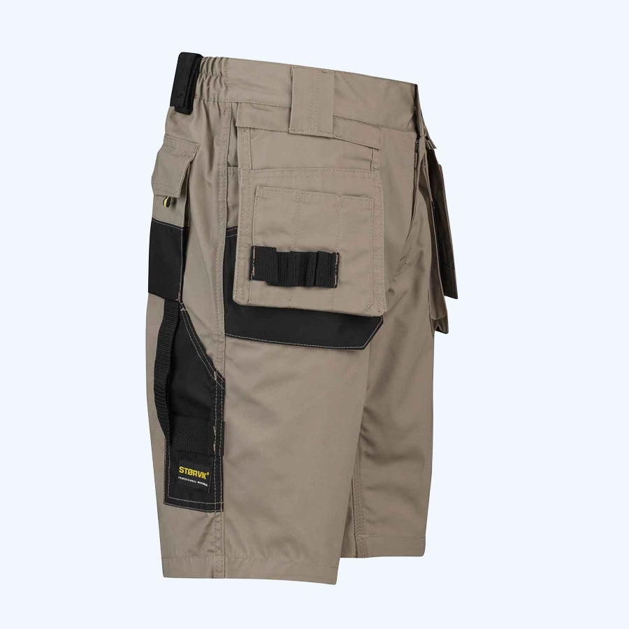 Job short werkbroek khaki