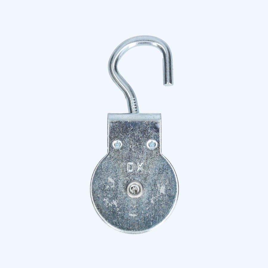 Katrol draaibare haak 40 mm verzinkt