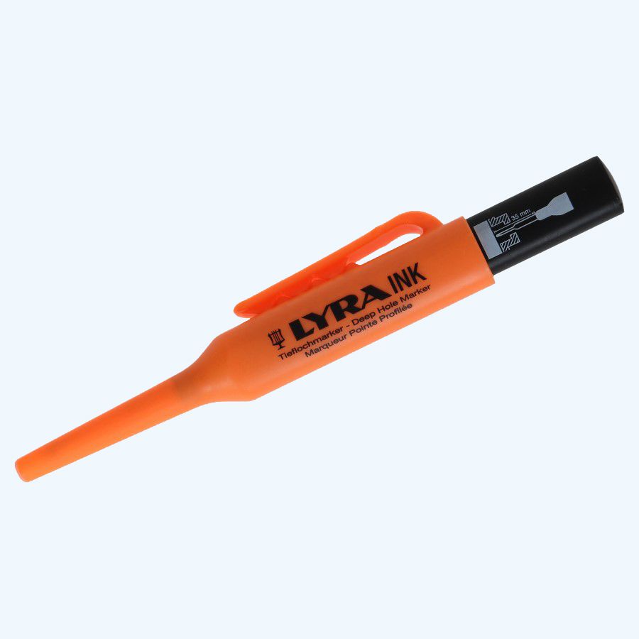 Lyra Ink merkstift voor diepe gaten (Zwart)