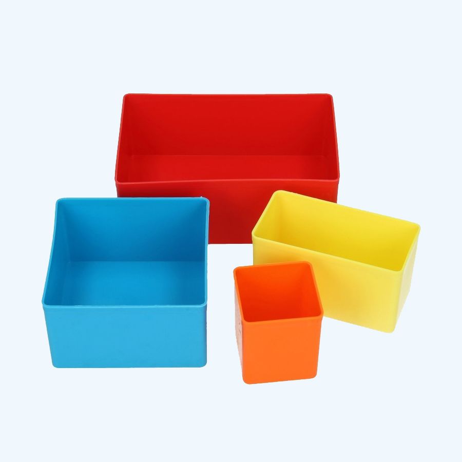 Los bakje (ORANJE) assortimentskist metaal