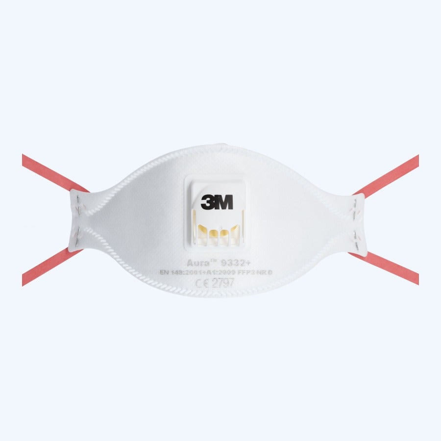 3M stofmasker 9332+ FFP3 met ventiel