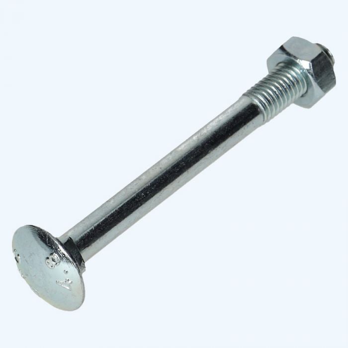 Slotbout met moer M8 x 160 mm (gegalvaniseerd)