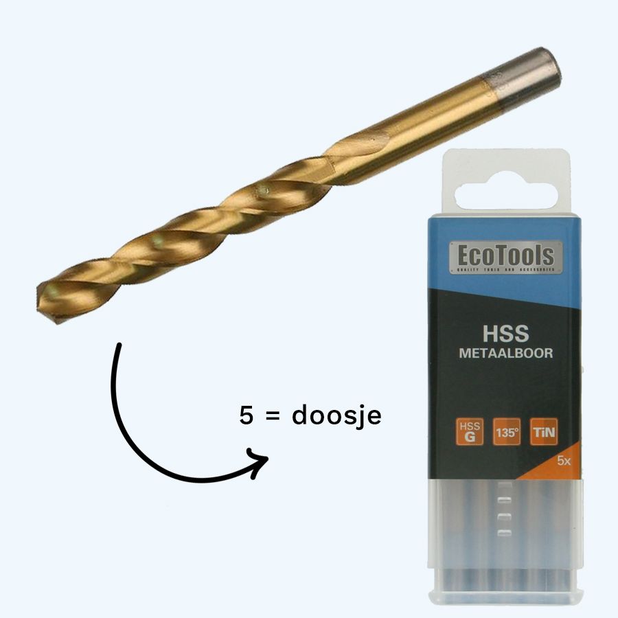 HSS metaalboor 10,5 x 132 mm