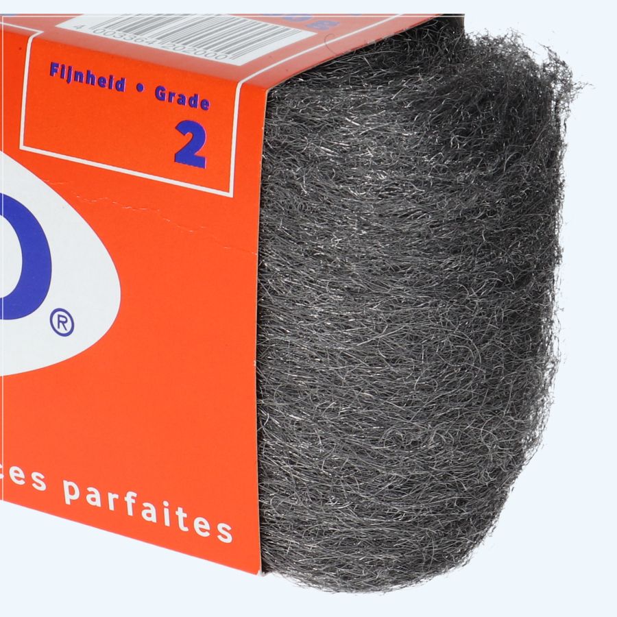 Metalino staalwol 200 gr fijnheid 2 Metalino staalwol 200 gr fijnheid 2