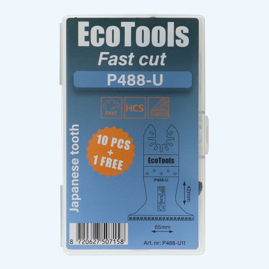 10+1 gratis multitool zaagbladen HCS type P488-U