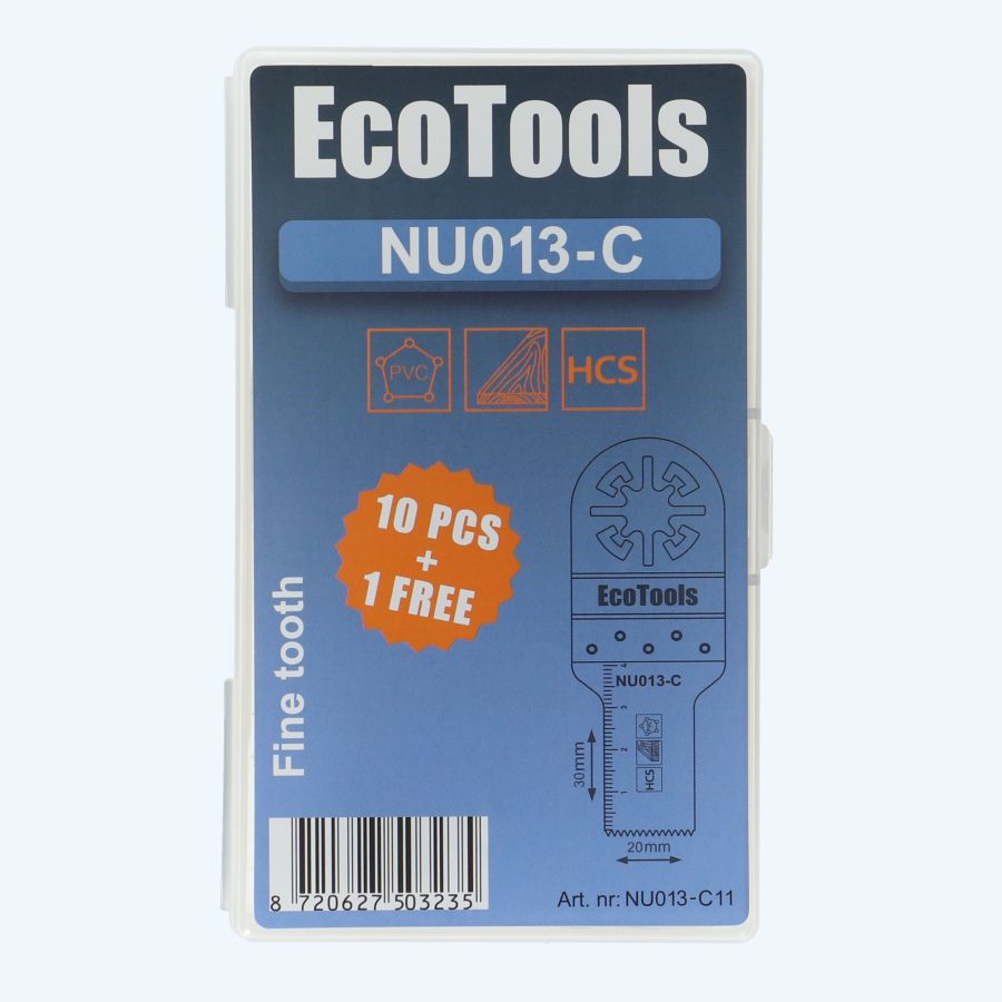 10+1 gratis multitool zaagbladen HCS type NU013-C