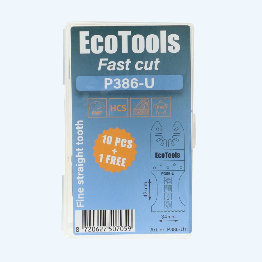 10+1 gratis multitool zaagbladen HCS type P386-U
