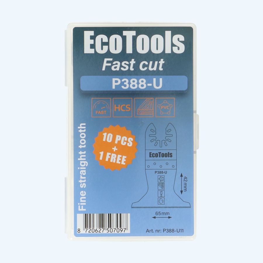 10+1 gratis multitool zaagbladen HCS type P388-U