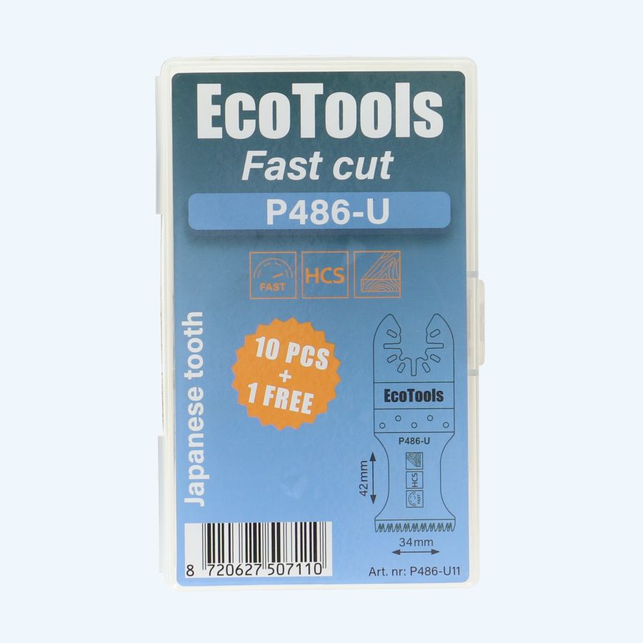 10+1 gratis multitool zaagbladen HCS type P486-U