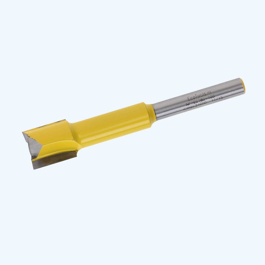 HM verlengde groeffrees 18 mm met ondersnijder