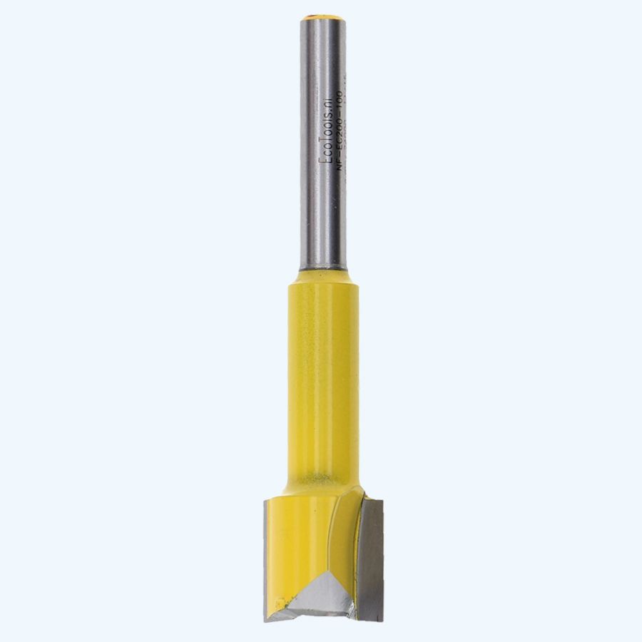 HM verlengde groeffrees 20 mm met ondersnijder