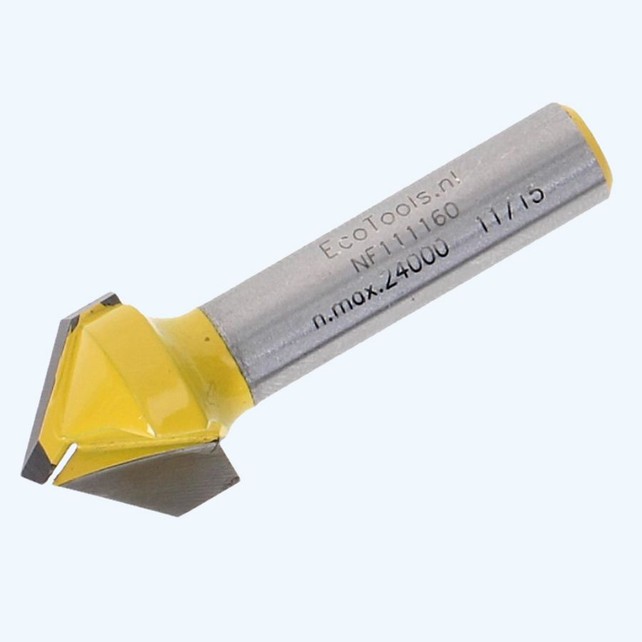 915.002.11 V-groef frees 135° voor alucobond schacht 8 mm