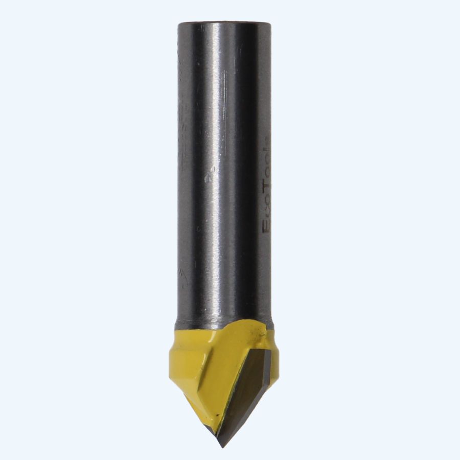 HM V-groeffrees 16 mm 90° / 12 mm schacht