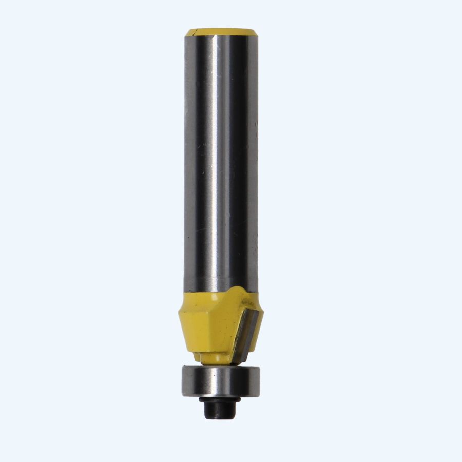HM afkantfrees met lager 15° / 12 mm schacht