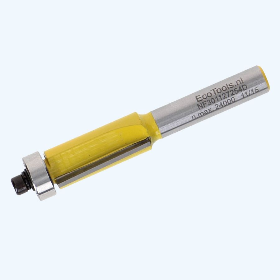 HM kantenfrees 12,7 x 25 mm met onderlager (met scherende sneden)