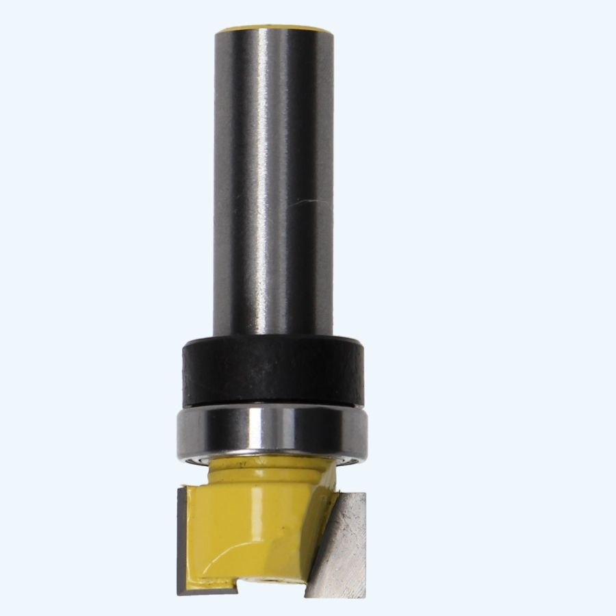 HM kantenfrees 19 x 10 mm met bovenlager / 12 mm schacht