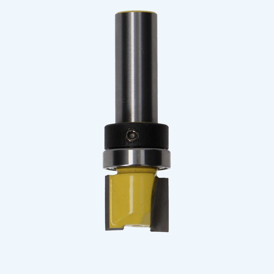 HM kantenfrees 19 x 15 mm met bovenlager / 12 mm schacht