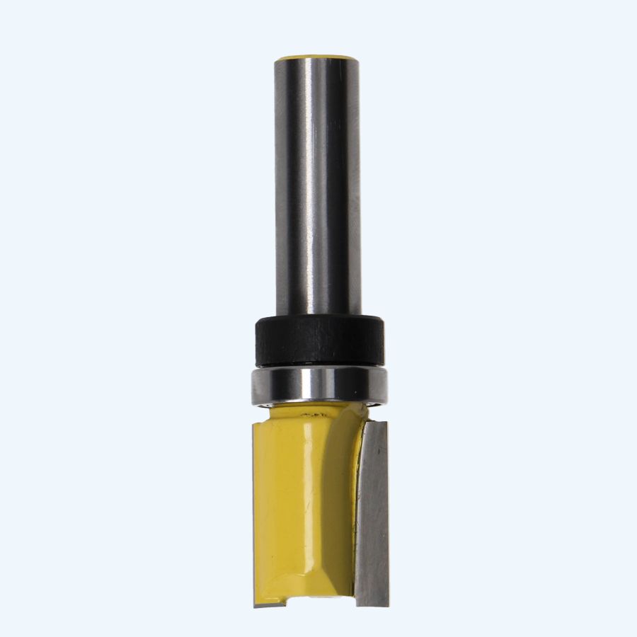 HM kantenfrees 19 x 25,4 mm met bovenlager / 12 mm schacht