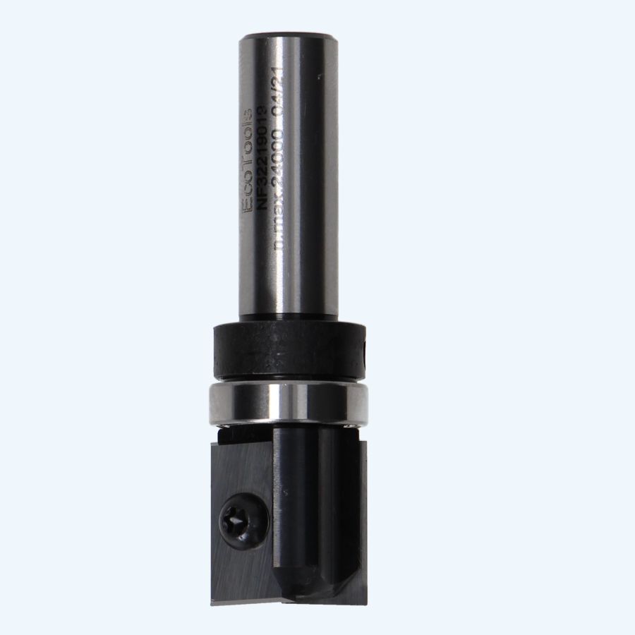 HM kantenfrees 19 x 19,5 mm met wisselmessen / 12 mm schacht
