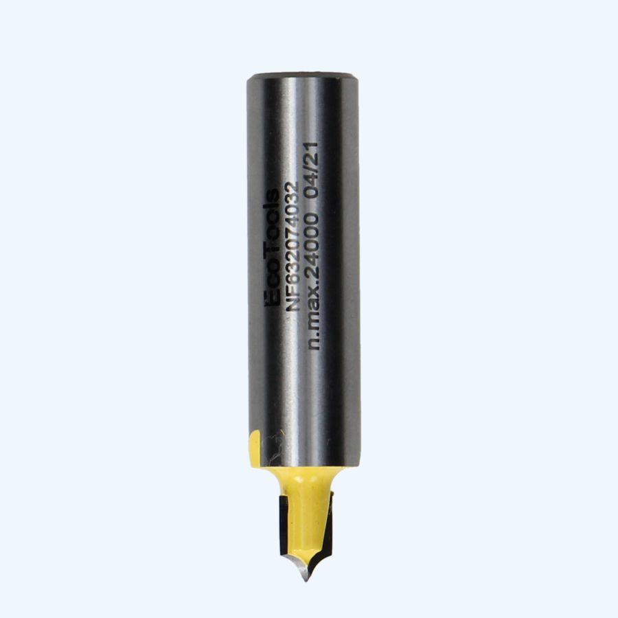 HM V-kwartrondfrees R=3,2 / 12 mm schacht