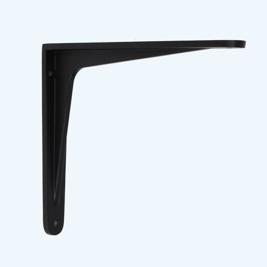 Plankdrager Aluminium 140 x 115 mm zwart