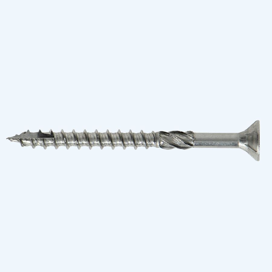 RVS A2 spaanplaatschroeven 5,0 x 70 mm (deeldraad) POZ