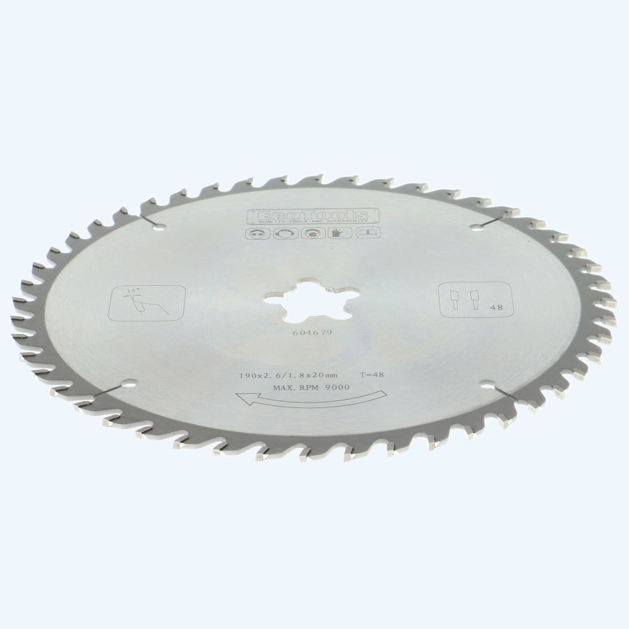 HM-zaagblad PROF 190 x F-20 mm T=48