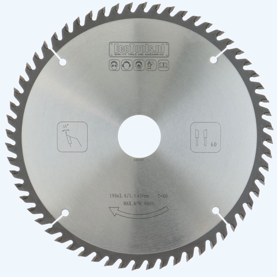 HM-zaagblad PROF 190 x 30 mm T=60