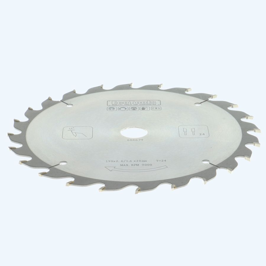 HM-zaagblad PROF 190 x 20 mm T=24