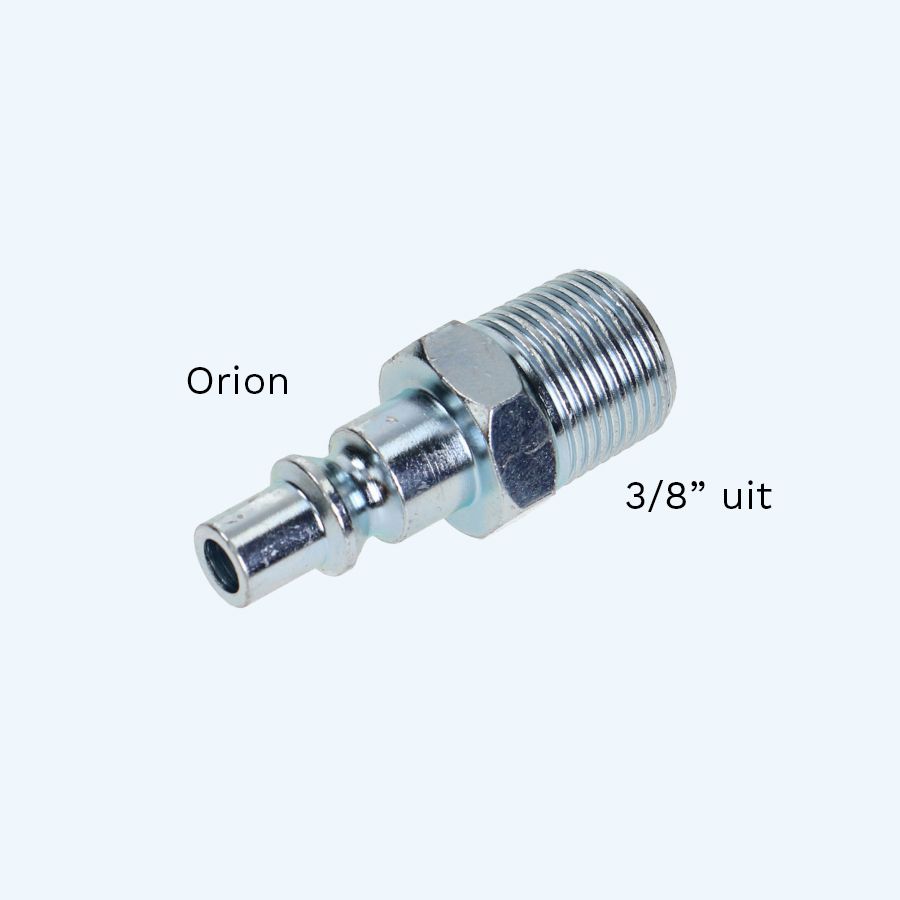 Orion insteeknippel met 3/8'' uitwendig draad