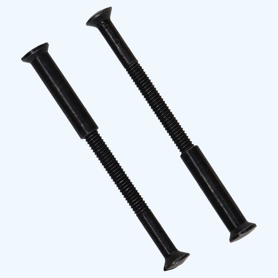 Patentbout M4 x 38 mm zwart (2 stuks)