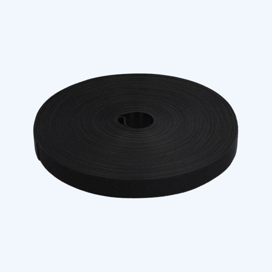 Rol klittenband 38 mm x 25 meter zwart