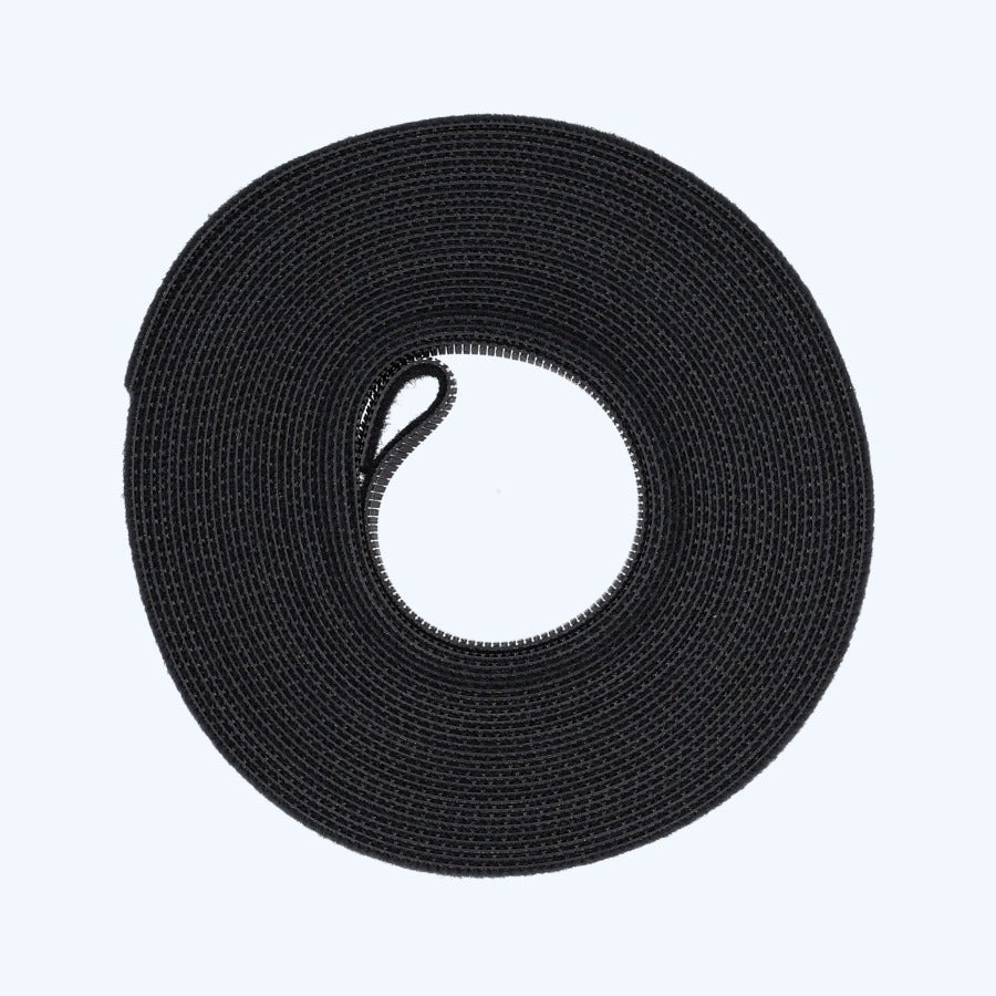 Rol klittenband 20 mm x 5 meter zwart
