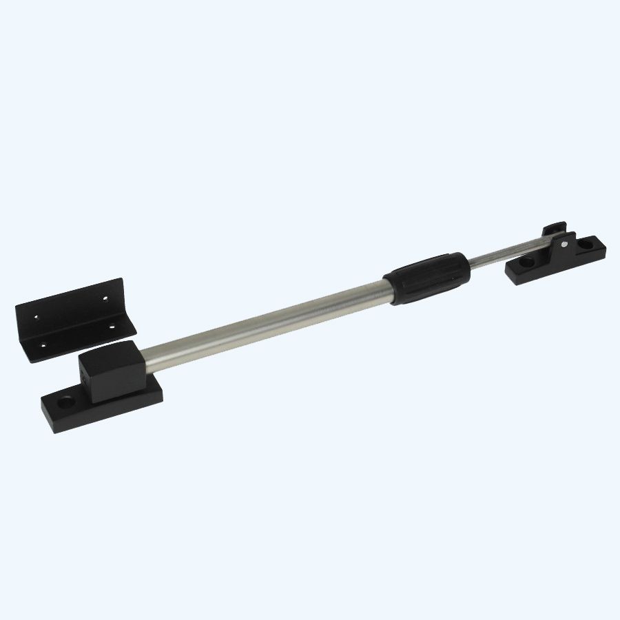 Telescopische raamuitzetter 325-445 mm RVS finish / zwart