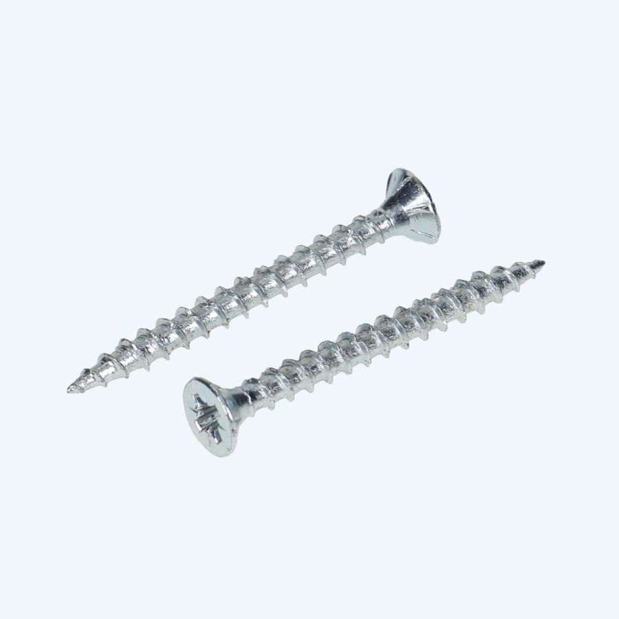 200 stuks spaanplaatschroef 3,0 x 50 mm / PZ1 / voldraad