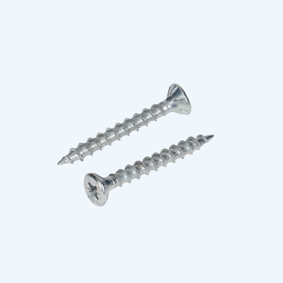 200 stuks spaanplaatschroef 3,5 x 25 mm / PZ2 / voldraad