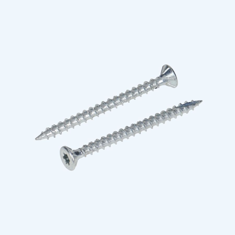 200 stuks verzinkte spaanplaatschroef 3,0 x 40 mm Torx (voldraad)