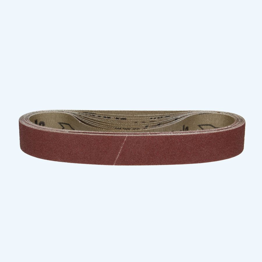 10 stuks aluminiumoxide schuurband 30 x 533 mm K80