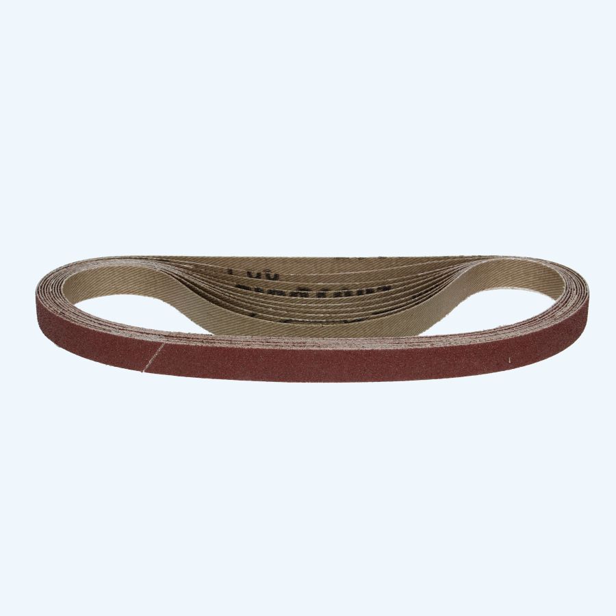 10 stuks aluminiumoxide schuurband 9 x 533 mm K60