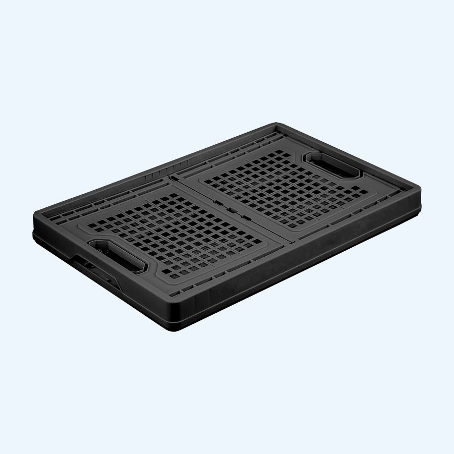 Vouwkrat zwart 530 x 350 x 283 mm