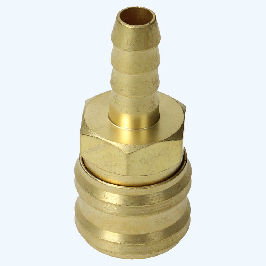 Euro snelkoppeling met slangpilaar 10 mm