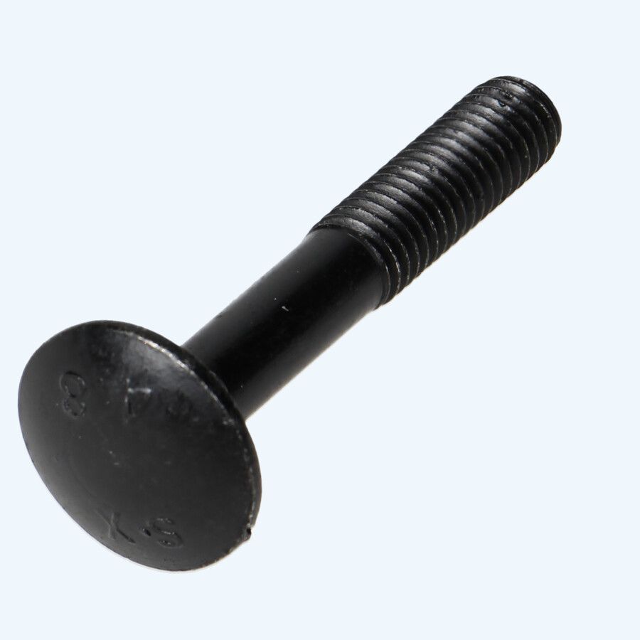 25 stuks slotbout M8 x 60 mm zwart