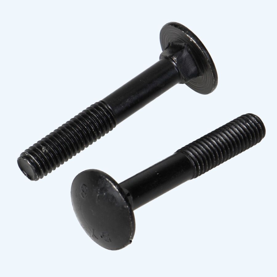25 stuks slotbout M8 x 40 mm zwart