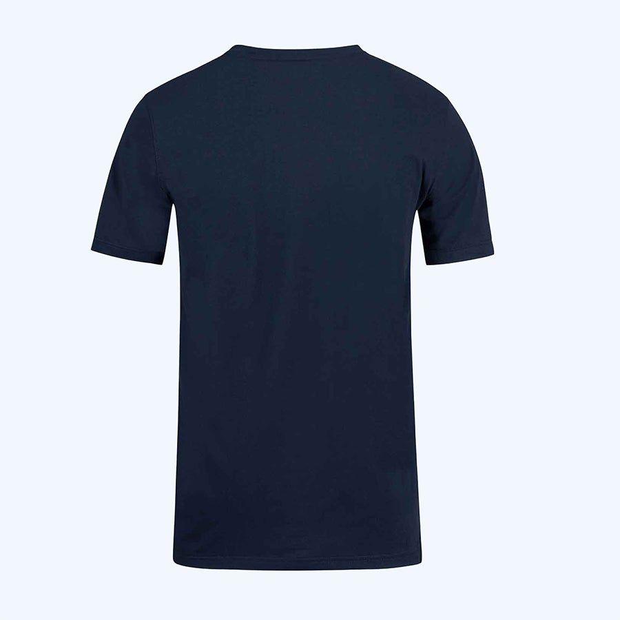 2 stuks t-shirt Bart met v-hals donkerblauw
