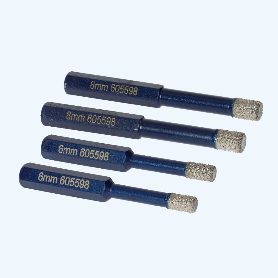Wax diamant tegelboorset 6 en 8 mm (Basicline)