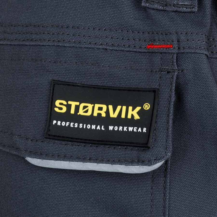 Storvik stretch werkbroek Tim antraciet (maat S)